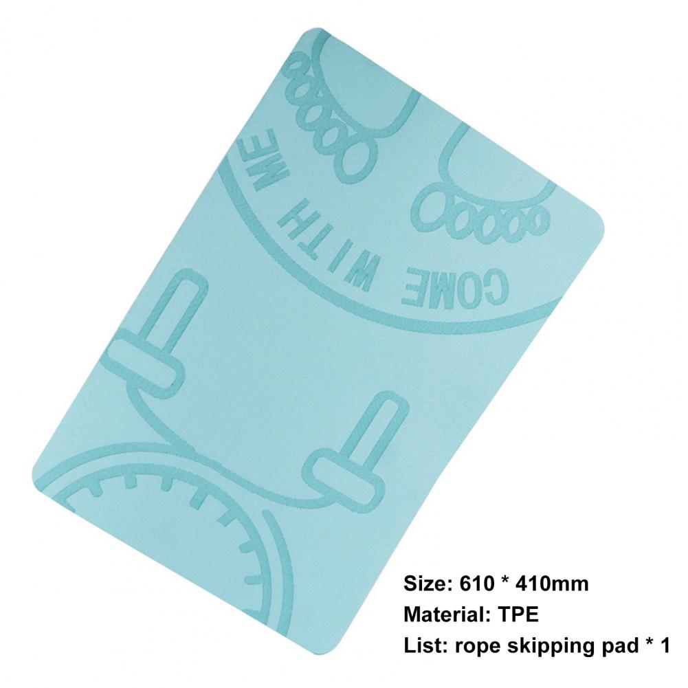 PAIDU Manufacturer BSCI Jump Rope Mat Sound Insulation Double Side Texture Rope Skipping Mat