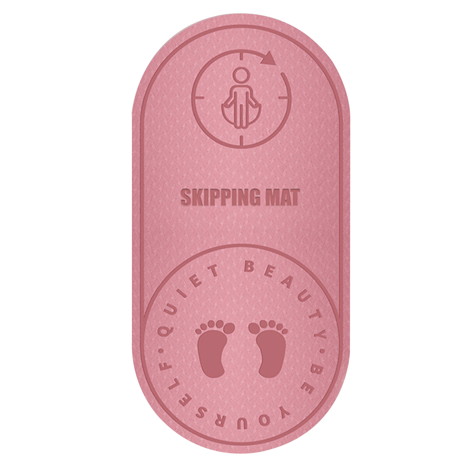 PAIDU Manufacturer BSCI Silent Jump Rope Yoga Mat High Density Aerobics Skipping Buffer Pad