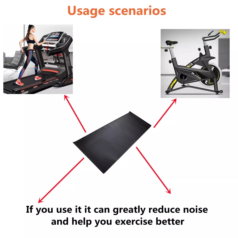 PAIDU Manufacturer BSCI Foldable Pvc Floor Mat Custom High Density Anti Slip Treadmill Mat