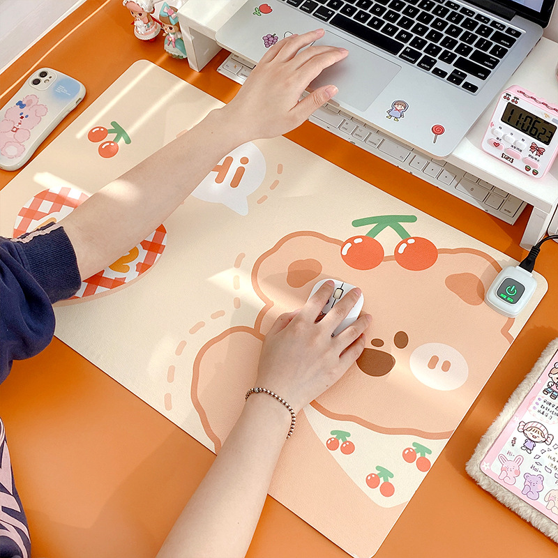 Paidu Manufacturer Large Heating Warming Table Mat Heating Mouse Mat