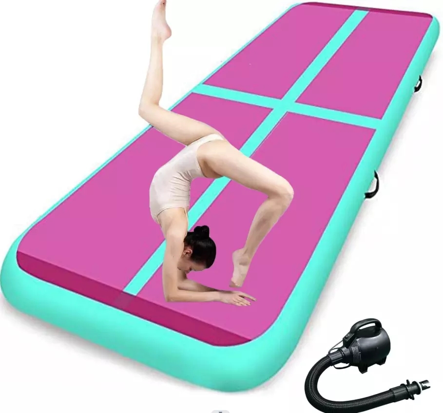 PAIDU Manufacturer BSCI Long Airtrack Gymnastics Jumping Mat Inflatable Yoga Tumbling Mat