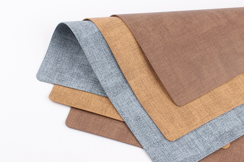 Paidu Manufacturer Nordic ins Simple Rectangular 45X30 Cloth Grain Leather Dining Mat