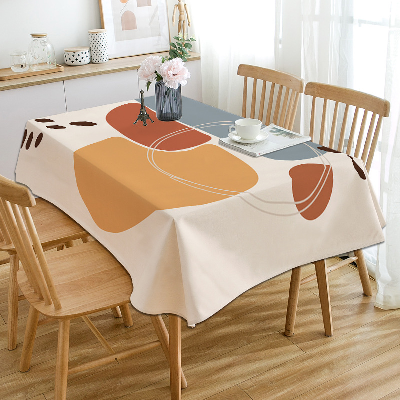 Paidu Manufacturer Cotton linen cloth rectangular table cloth household table mat