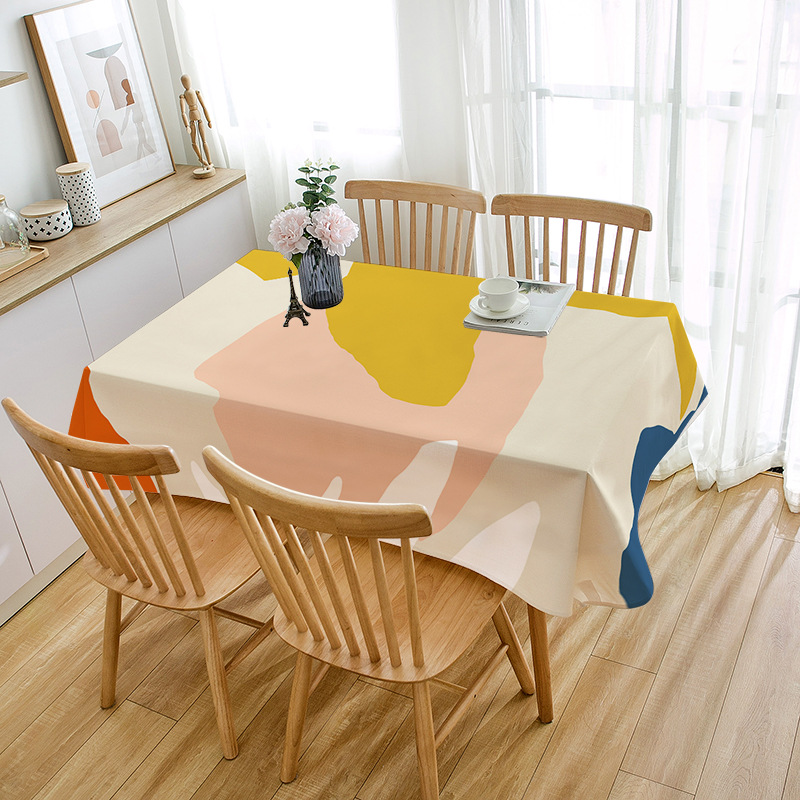 Paidu Manufacturer Cotton linen cloth rectangular table cloth household table mat