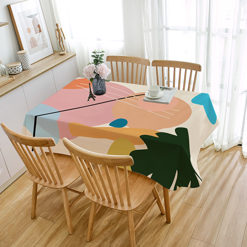 Paidu Manufacturer Cotton linen cloth rectangular table cloth household table mat