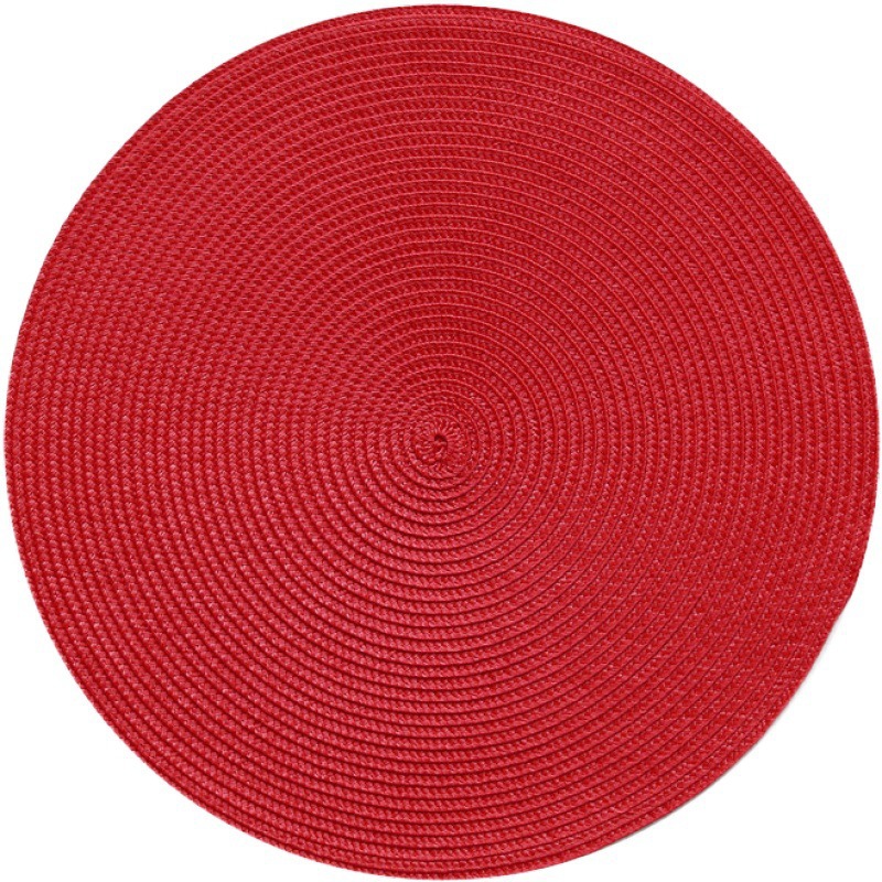 Paidu Manufacturer Round table mat Nordic Japanese style pp woven table mat