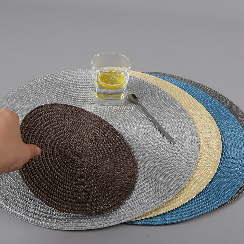 Paidu Manufacturer Round table mat Nordic Japanese style pp woven table mat