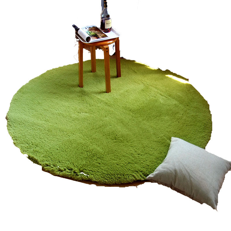 Paidu Manufacturer Nordic round carpet solid color simple modern living room rugs mat