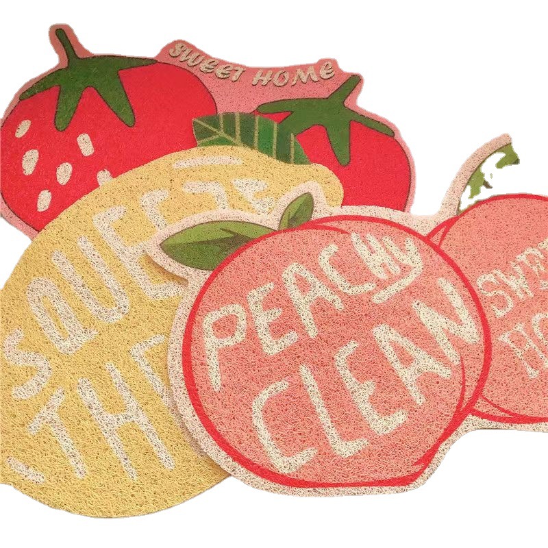 Paidu Manufacturer Cute lemon peach non-slip mat