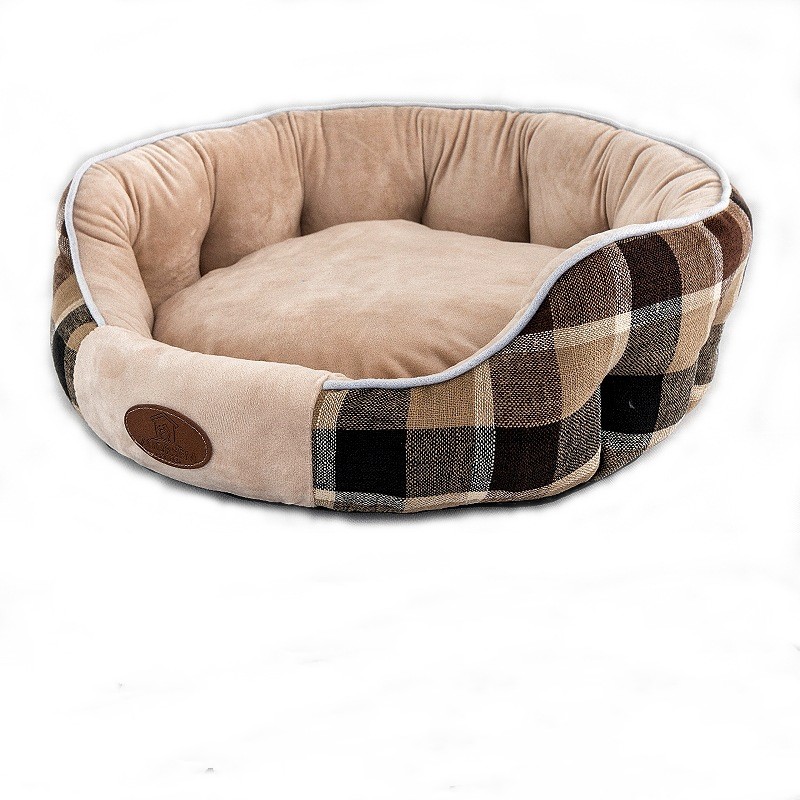 Paidu Manufacturer Fabric check high back cat nest pet mat